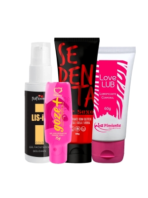 imagem do produto Kit com LIS-In Love Lub Neutro Goze+ e Sedenta Por Sexo