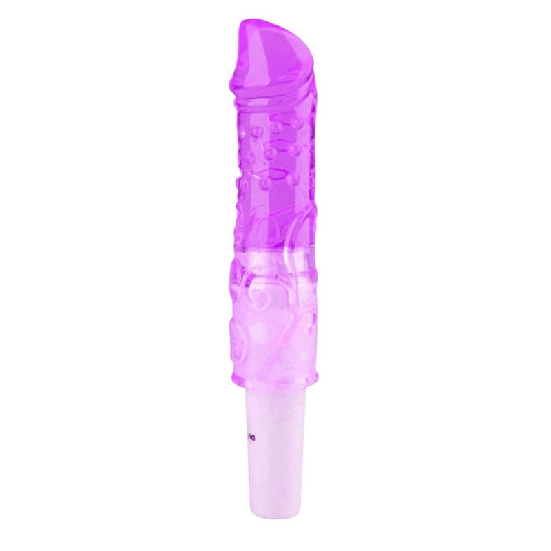 VIBRADOR COM CAPA REMOVIVEL EM FORMATO DE PÊNIS 17X3 CM