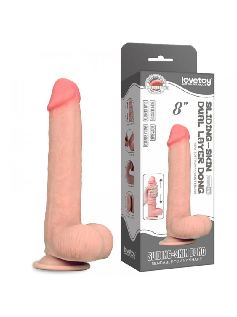 PROTESES DE CYBER SKIN COM ESCROTO E VENTOSA