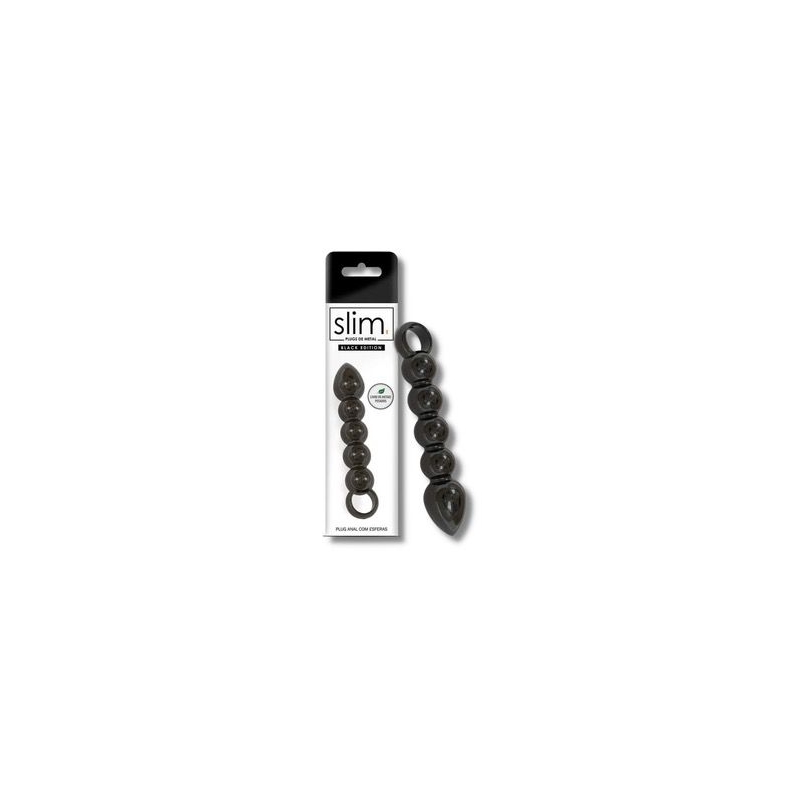  Plug Slim Anal com Esferas 132g Sexy Fantasy