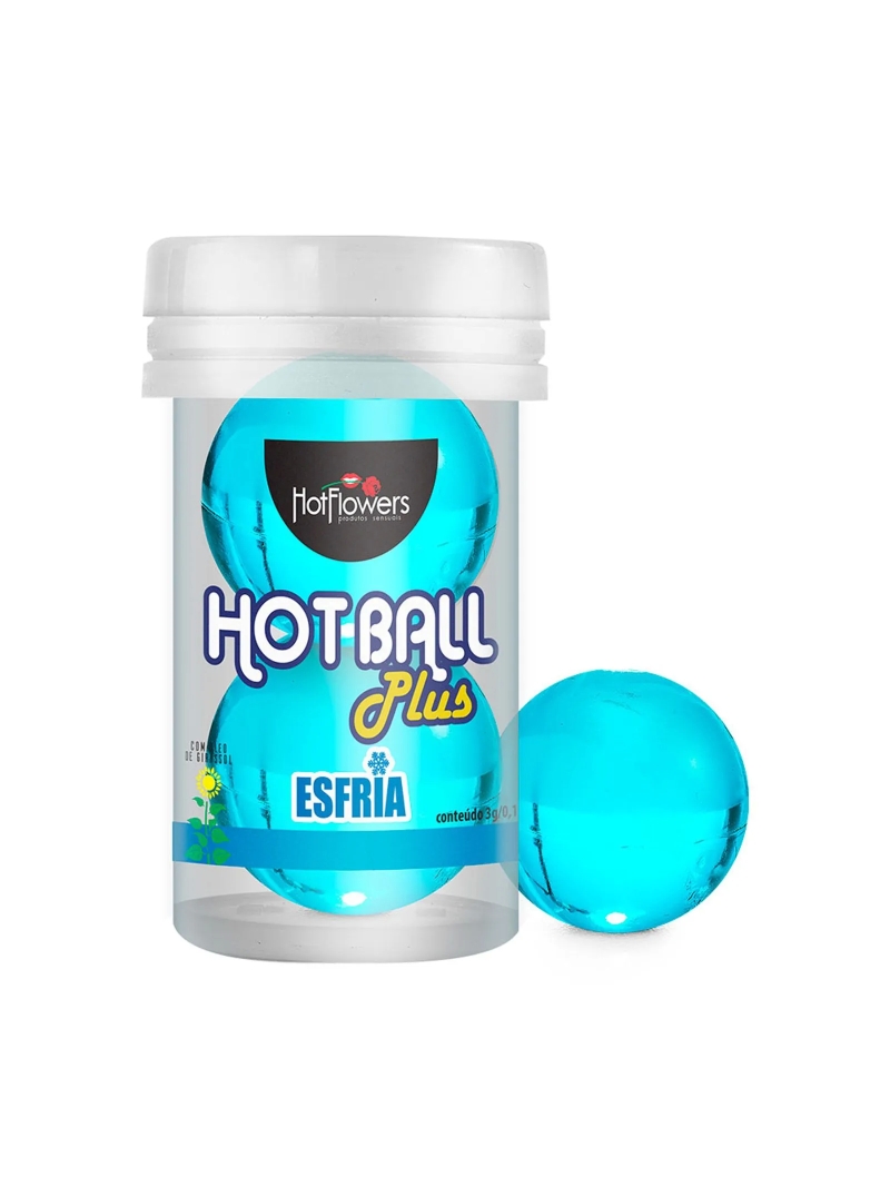 Bolinha Excitante Hot Ball Plus Esfria Hot Flowers