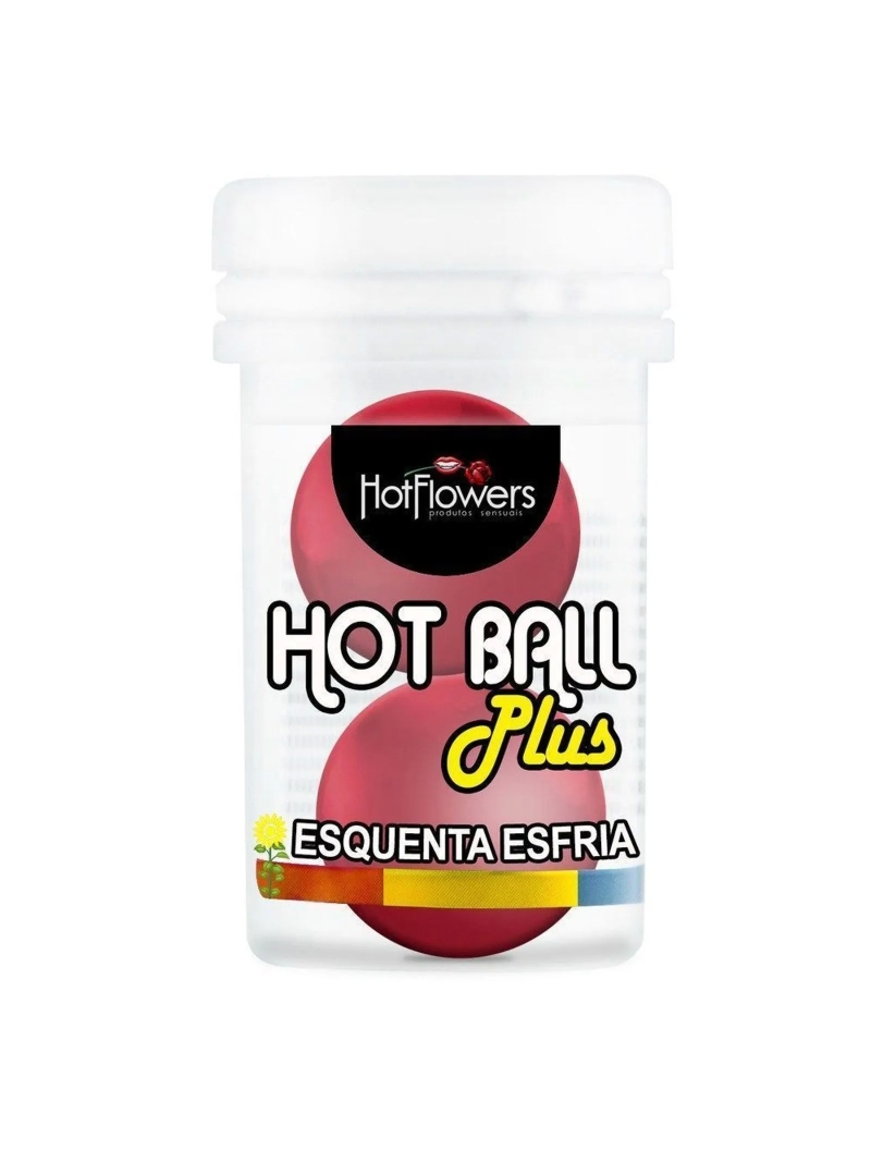 Bolinha Excitante Hot Ball Plus Esquenta E Esfria Hot Flowers