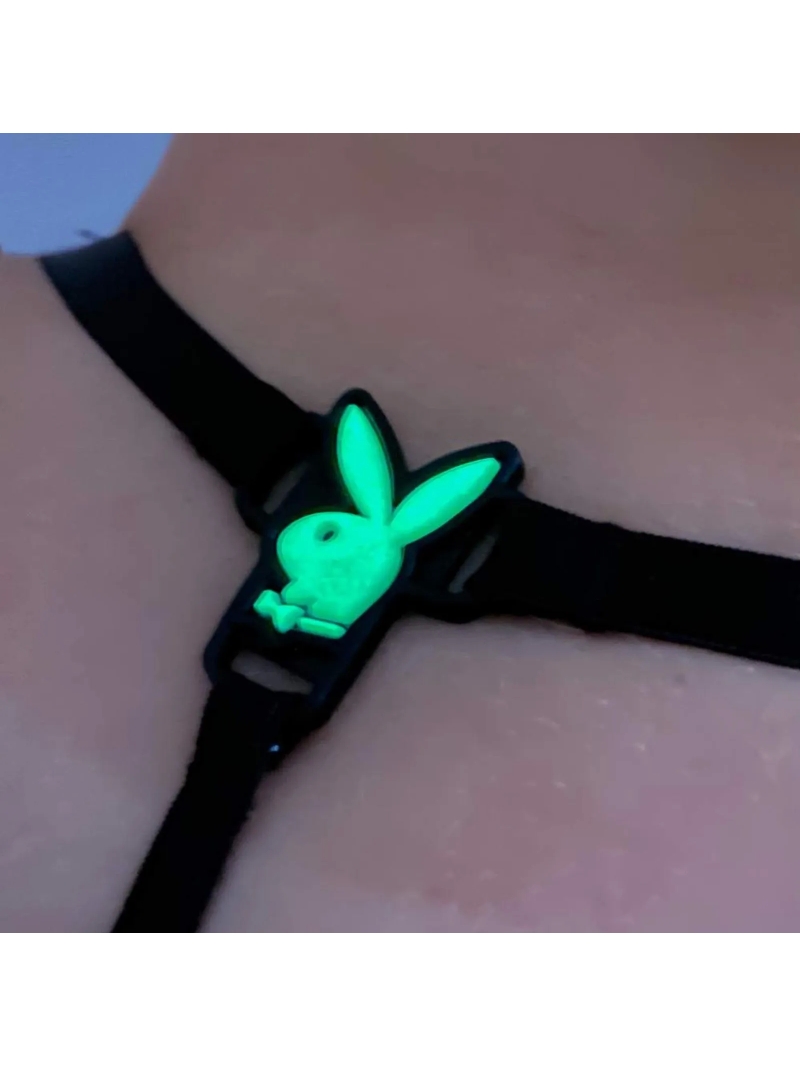 Calcinha Que Brilha No Escuro Brilhinho Coelho Playboy