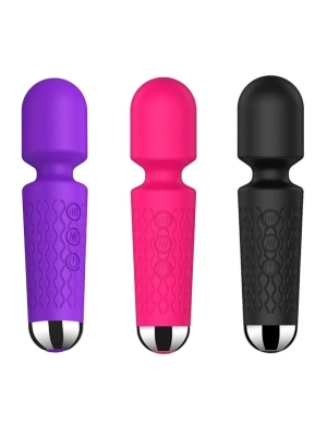 imagem do produto Varinha Mágica com 20 Vibrações e 8 Níveis de Velocidade Recarregável Vip Mix